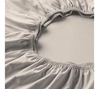 ESTELLA Lenzuolo con angoli elasticizzati in jersey, cipria, 150 x 200 cm, adatto per materassi da 140 - 160 cm (larghezza) x 200 cm (lunghezza), adatto all'asciugatrice e non necessita di stiratura,