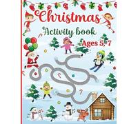 Estelle Designs Christmas Activity Book for Kids Ages 5-7 (Tascabile)