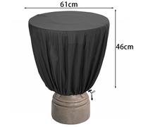 Estendi la durata della tua fontana con una copertura fontana da giardino nera