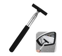 Estensibile Tergivetro, 21,2 a 98 cm Tergicristallo Telescopico per Specchietti, Spatola Professionale per Finestre, Tergicristallo Portatile per Specchio, per Auto, Bagni, Specchietti Retrovisori
