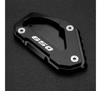 Estensione Allargamento Cavalletto Laterale per Moto per Suzuki V-Strom 650 DL650 Vstrom 650 XT 2004-2022 SV650 SV 650X 2003-2007 Ingranditore del cavalletto(Nero)
