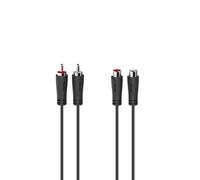 Estensione audio, 2 spine RCA maschi - 2 spine RCA femmina, 5,0 m