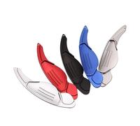 Estensione Bilanciere Compatibile Con Jaguar Per F-PACE 2016-2017 Accessoires De Voiture, Volant, Levier De Vitesse, Rallonge, Palettes De Changement De Vitesse(Red)