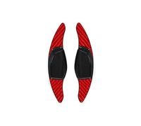 Estensione Cambio Volante 1 Paio Per Estensione Del Cambio Al Volante Dell'auto RS3 RS4 RS5 R8 Q3 Q8 TT RS(Carbon Fiber Red)