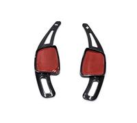 Estensione Cambio Volante Per A3 A4 A5 S3 S4 S5 SQ5 SQ7 Q2 Q3 Q5 Q7 TT TTS 2 Pezzi/lotto Volante Sportivo Per Auto Cambio Automatico Paddle Shifter ABS Carbonio(Pearl Black)