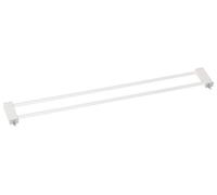hauck Estensione Cancelletto per Bambini 9 cm - Compatibile Ad Esempio con Autoclose N Stop 2 - Montaggio a Pressione Senza Forare, Porte/Scale - Metallo, Bianco