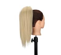 Estensione coda di 16" Claw Clip in Ponytail Hair Extensions for Women,Fluffy Natural Looking Synthetic Long Straight Hairpiece for Daily Use(16-613)