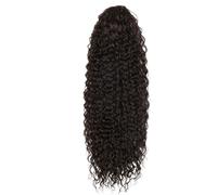 Estensione coda di 30inch Long Curly Ponytail Extension,Synthetic Water Wave Drawstring Thick Pony Tail for Women with 2 Clips(Light Brown4)