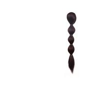 Estensione Coda di Cavallo 1/2 Pezzi Pezzi for Donne Afro Fluffy Extension Artiglio Clip Coda di Cavallo Capelli Lisci Bubble Coda di Cavallo Extension Capelli Sintetici Trecce a Bolla Extension per C
