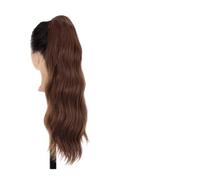 Estensione Coda di Cavallo Clip ondulata lunga dell'artiglio sull'estensione dei capelli della coda di cavallo sintetica 50CM estensione della coda di cavallo della piccola clip for le donne Soffici p