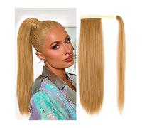 Estensione Coda di Cavallo Extension for coda di cavallo con mix naturale lungo e dritto avvolgere intorno alle estensioni dei capelli sintetici con clip in coda di cavallo for le donne Extension per