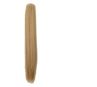 Estensione coda di cavallo Long Ponytail Extension, 24" Straight Claw Clip Ponytail Hair Extensions Natural Looking Heat Resistant Synthetic Ponytail Hairpiece for Women Coda di cavallo in capelli ver