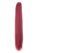 Estensione coda di cavallo Long Ponytail Extension, 24" Straight Claw Clip Ponytail Hair Extensions Natural Looking Heat Resistant Synthetic Ponytail Hairpiece for Women Coda di cavallo in capelli ver