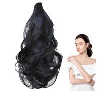 Estensione coda di cavallo ondulata, Estensione coda di cavallo per capelli - Clip per coda di cavallo alla moda nell'artiglio | Clip ad artiglio nelle estensioni dei capelli coda di cavallo Coda di c