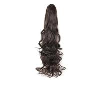 Estensione coda di Extension for Coda Di Cavallo, Extension for Capelli Lunghi, Ondulati E Ricci Con Clip Sintetici Naturali Da Indossare Tutti I Giorni(SMTYS-CZJ-4A,24inch)