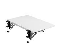 Estensione da scrivania pieghevole, vassoio ergonomico per tastiera, bracciolo regolabile per tablet per uno spazio di lavoro ottimizzato, facile da pulire, perfetto per casa e lavoro a distanza