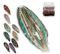 Estensione Dei Capelli Boho Dreadlock Con Perline E Conchiglie For Capelli, Coda Di Cavallo Elasticizzata, Personalità Confortevole For Le Vacanze O Il Tempo Libero Quotidiano(A)