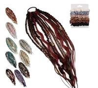 Estensione Dei Capelli Boho Dreadlock Con Perline E Conchiglie For Capelli, Coda Di Cavallo Elasticizzata, Personalità Confortevole For Le Vacanze O Il Tempo Libero Quotidiano(I)