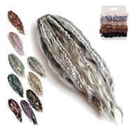 Estensione Dei Capelli Boho Dreadlock Con Perline E Conchiglie For Capelli, Coda Di Cavallo Elasticizzata, Personalità Confortevole For Le Vacanze O Il Tempo Libero Quotidiano(E)