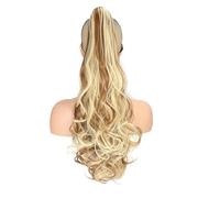 Estensione Dei Capelli Coda Di Cavallo Ondulata Da Donna Estensione Sintetica Dei Capelli Con Clip Ad Artiglio Lungo Ondulato Parrucca A Coda Di Cavallo In Fibra Resistente Al Calore 6H86H613 22INCHES