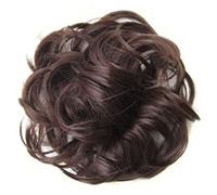 Estensione dei capelli di germoglio sintetico per donne ondulate ricci panino posticci di chignonDurabilità