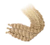 Estensione Dei Capelli Intrecciati Ondulati Ondulati Dell'onda Dell'oceano Dei Capelli Dell'uncinetto Della Massa Dei Capelli Di Torsione Dell'onda Profonda Lunga Da 32 Pollici