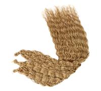 Estensione Dei Capelli Intrecciati Ondulati Ondulati Dell'onda Dell'oceano Dei Capelli Dell'uncinetto Della Massa Dei Capelli Di Torsione Dell'onda Profonda Lunga Da 32 Pollici