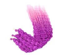 Estensione Dei Capelli Intrecciati Ondulati Ondulati Dell'onda Dell'oceano Dei Capelli Dell'uncinetto Della Massa Dei Capelli Di Torsione Dell'onda Profonda Lunga Da 32 Pollici
