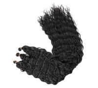 Estensione Dei Capelli Intrecciati Ondulati Ondulati Dell'onda Dell'oceano Dei Capelli Dell'uncinetto Della Massa Dei Capelli Di Torsione Dell'onda Profonda Lunga Da 32 Pollici