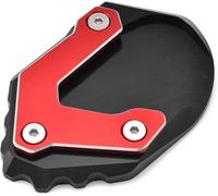 estensione del cavalletto per moto Motociclette per BMW R1200 1250 GS LC ADV per Adventure Motorcycle Foot Side Cavalletto Pad Kick Stand Enlarger Supporto Estensione Piastra(Grigio)