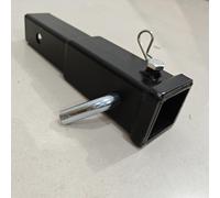 Estensione del gancio di traino con prolunga del tubo ricevitore nero con