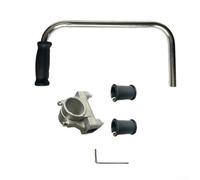 Estensione del manico per decespugliatore con impugnatura ergonomica e confortevole, design leggero in metallo da 39 cm per la manutenzione del paesaggio e del cortile, compatibile con la maggior