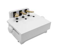 Estensione del pedale per pianoforte, regolabile in altezza, 14 - 21 cm, per bambini dai 4 anni, stabile espansione del pedale fino a 100 kg, con 3 pedali, tenuta antiscivolo, per lezioni di