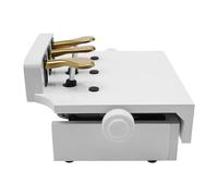 Estensione del pedale per pianoforte, tripla unità a pedale regolabile in altezza, 14 - 21 cm, per bambini, accessorio per insegnare, accessorio per pedale per pianoforte (bianco)