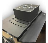 Estensione del serbatoio per grani compatibile con Jura E4, E6, E8, S8, E60, E80, E600, E800 - Aumento del vassoio per grani per macchina da caffè (E60 V1 | 400 g (0,88lb))