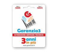 ESTENSIONE DEL SERVIZIO TECNICO GARANZIA + 3 ANNI MASSIMALE 500,00 EURO