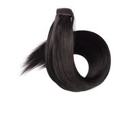 Estensione Della Coda Di Cavallo Dei Capelli Umani Delle Donne Avvolgimento Dritto Intorno Alle Estensioni Dei Capelli Della Coda Di Cavallo