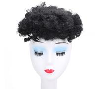 Estensione della Coda di Cavallo per Chignon Corto e Riccio, Chignon Disordinato in Fibra Ad Alta Temperatura per Donna, Realizzato con Capelli Sintetici, Basta Applicarlo per un