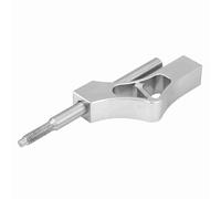 Estensione della Leva del Manuale Altezza Regolabile in Acciaio Inossidabile per Modifiche Precise e Uniformi Adatta per le Auto (SILVER)