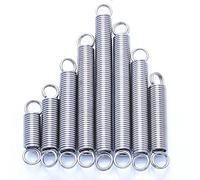 Estensione della molla, 1 pz Diametro filo 1,4 mm, Diametro esterno 10 mm, Lunghezza 40-320 mm 304 Acciaio inossidabile Espansione Tensione Doppio gancio Molla Espansione(100mm)