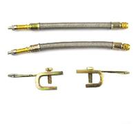Estensione della valvola del pneumatico, estensore della valvola del camion in acciaio inossidabile, estensione dello stelo della valvola del pneumatico in metallo, 180 mm, oro, strumento di
