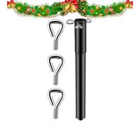 Estensione di altezza per albero di Natale - Sollevatore albero in metallo prolunga resistente e senza multiuso | Unità stabile resistente all'usura per tronchi d'albero artificiale cono