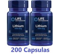 ESTENSIONE DI VITA OROTATO DI LITIO 1000mcg 200 tappi vegetali depressione...