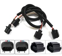 Estensione Filo P 9008 H13 Due Bardatura Testa Luce Lampadina Alogena Femmina