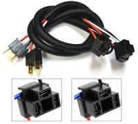 Estensione Filo P a Un 9003 HB2 H4 Due Bardatura Testa Luce Lampadina Adattatore