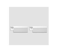 Estensione for rampa, rampa in plastica, pendenza dolce, giunzione libera, struttura stabile, for soglie e bagni(Creem)