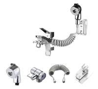 Estensione for rubinetto del lavabo del bagno, soffione doccia esterno, divisore 'acqua del rubinetto del lavabo, spruzzatore for bidet for lavaggio dei capelli, pulizia del WC