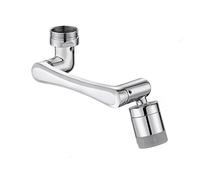 Estensione for rubinetto girevole a 1080 gradi con doppia modalità di spruzzo, adattatore universale for aeratore for da cucina e bagno, attacco for spruzzatore anti-schizzi a risparmio idrico(1 Mode)