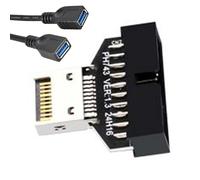 Estensione header della scheda madre, connettore header della scheda madre 19pin USB 3.2 - Connettore della scheda madre di tipo E Desktop Type per Game Room