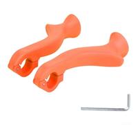 Estensione Manubrio Bici 2 14.5cm Colore Nero Estensione Manubrio | Materiale ABS per robusto, per peso per piuma, maneggevolezza per agile, per costruzione per dura, nero verde (135-Orange)